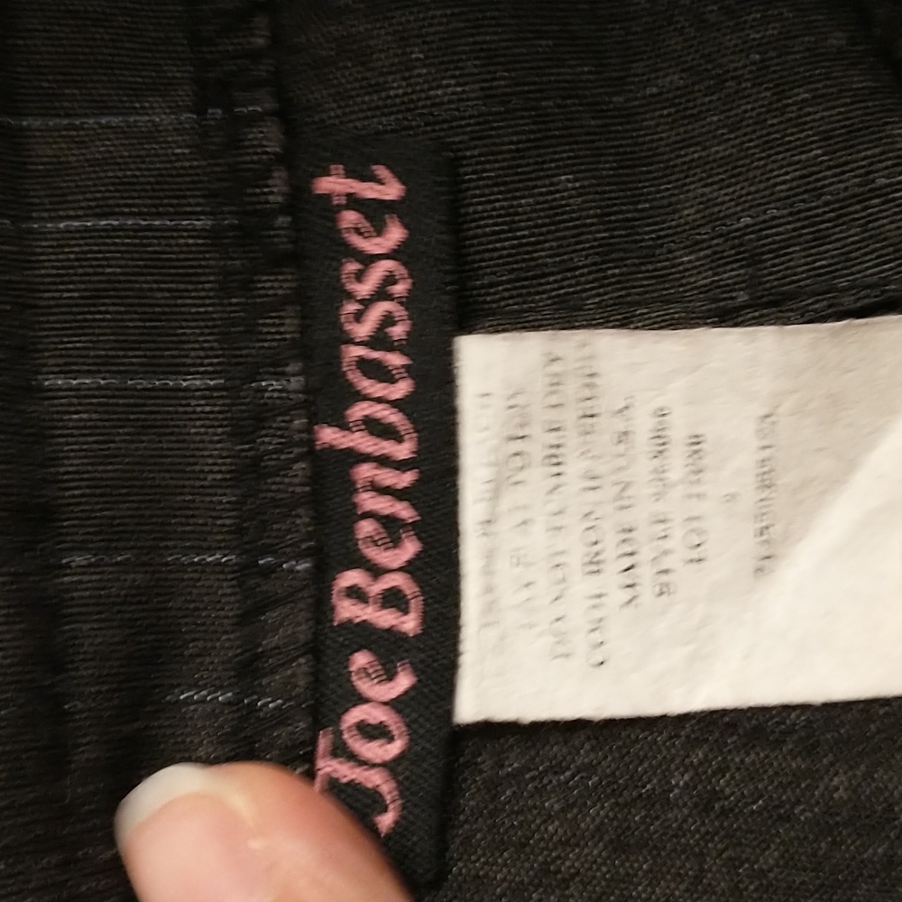 Joe Benbasset Grey Pinstripe Skirt size 9 - Picture 7 of 7